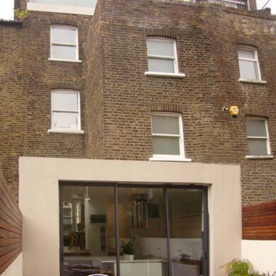 roof terrace, rear extension & bathroom tower modificationsn
